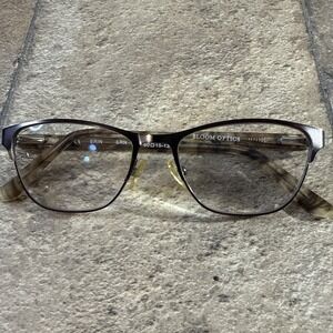 Bloom Optics Erin Brown Eyeglasses Frame Metal Spring Hinge 50-15-135-34mm